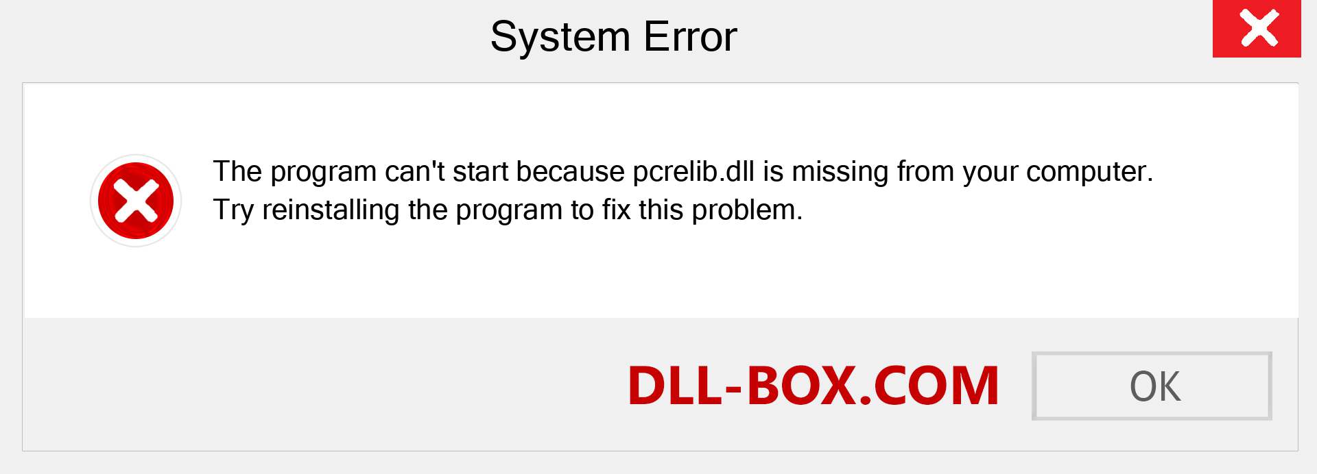  pcrelib.dll file is missing?. Download for Windows 7, 8, 10 - Fix  pcrelib dll Missing Error on Windows, photos, images
